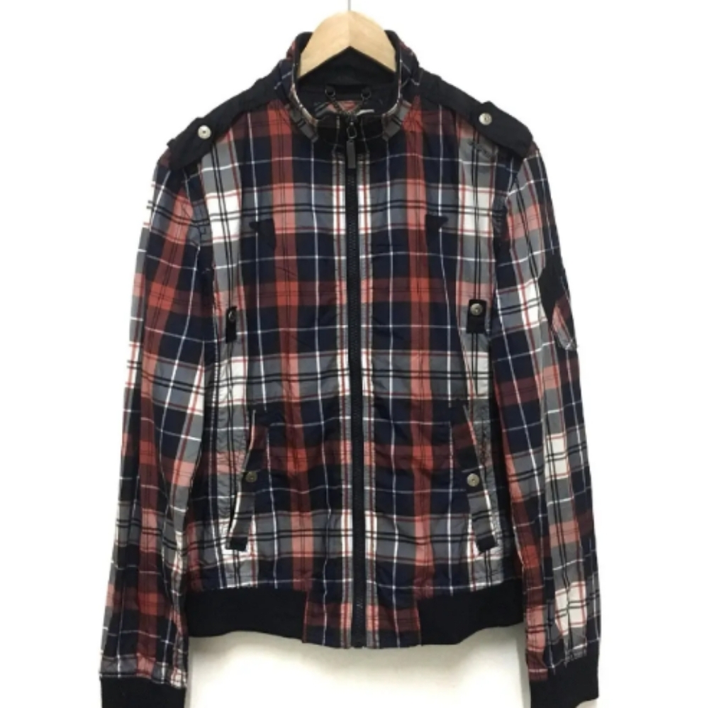 ENERGIE ZIPPER JACKET CHECKED XXL